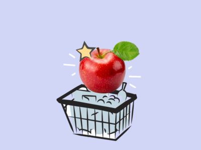 Shopping, storing, and selecting apples.