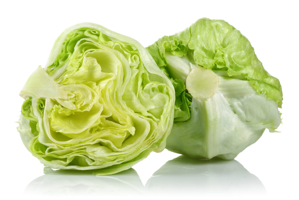 An image of iceberg lettuce.