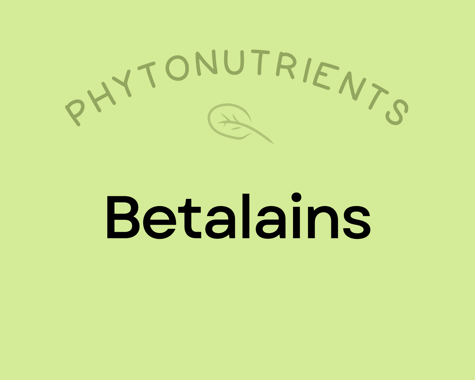 Betalain benefits clearance