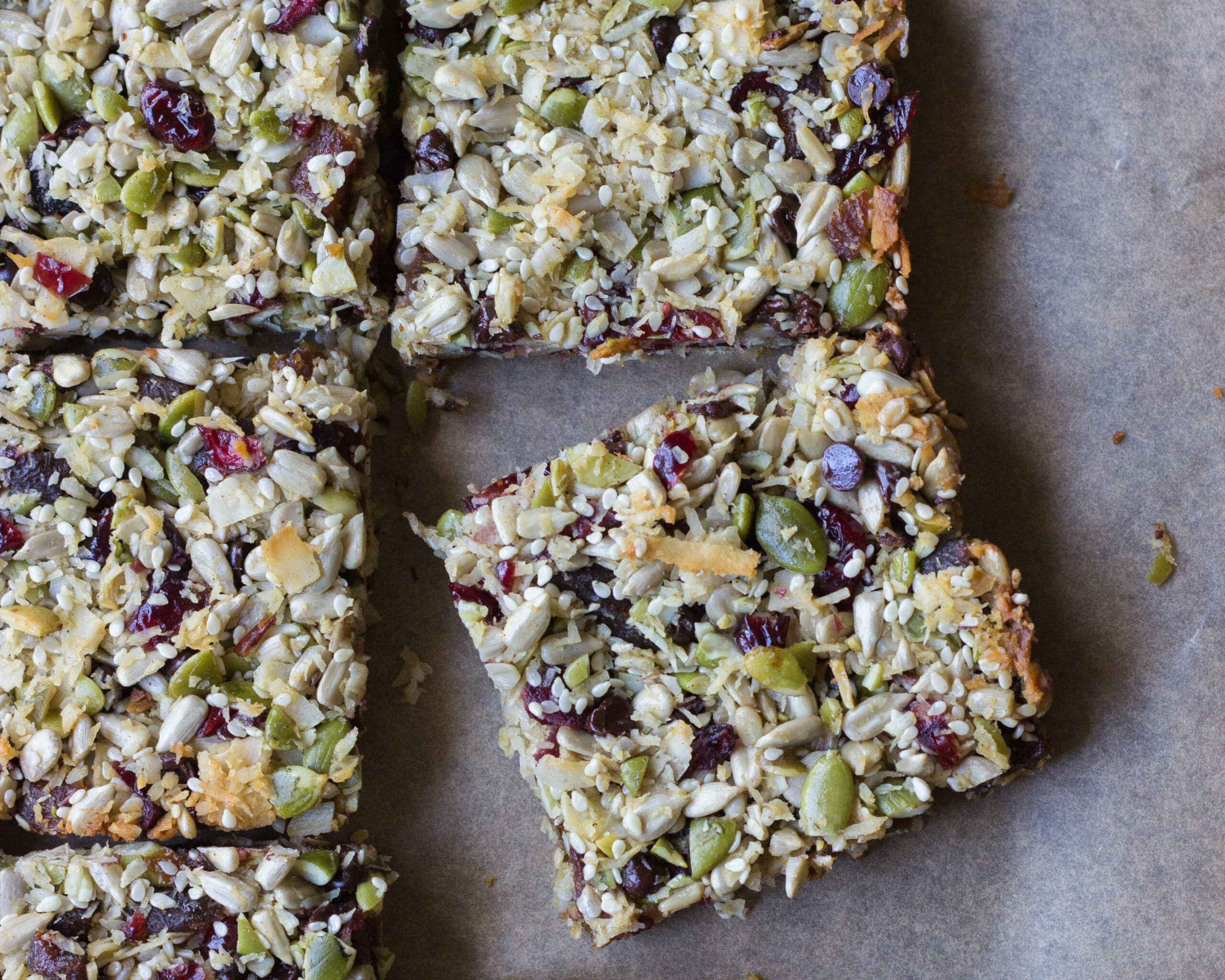 Nut-Free Chewy Granola Bars