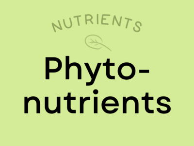 Learn about the importance of phytonutrients in your diet and how they affect your health