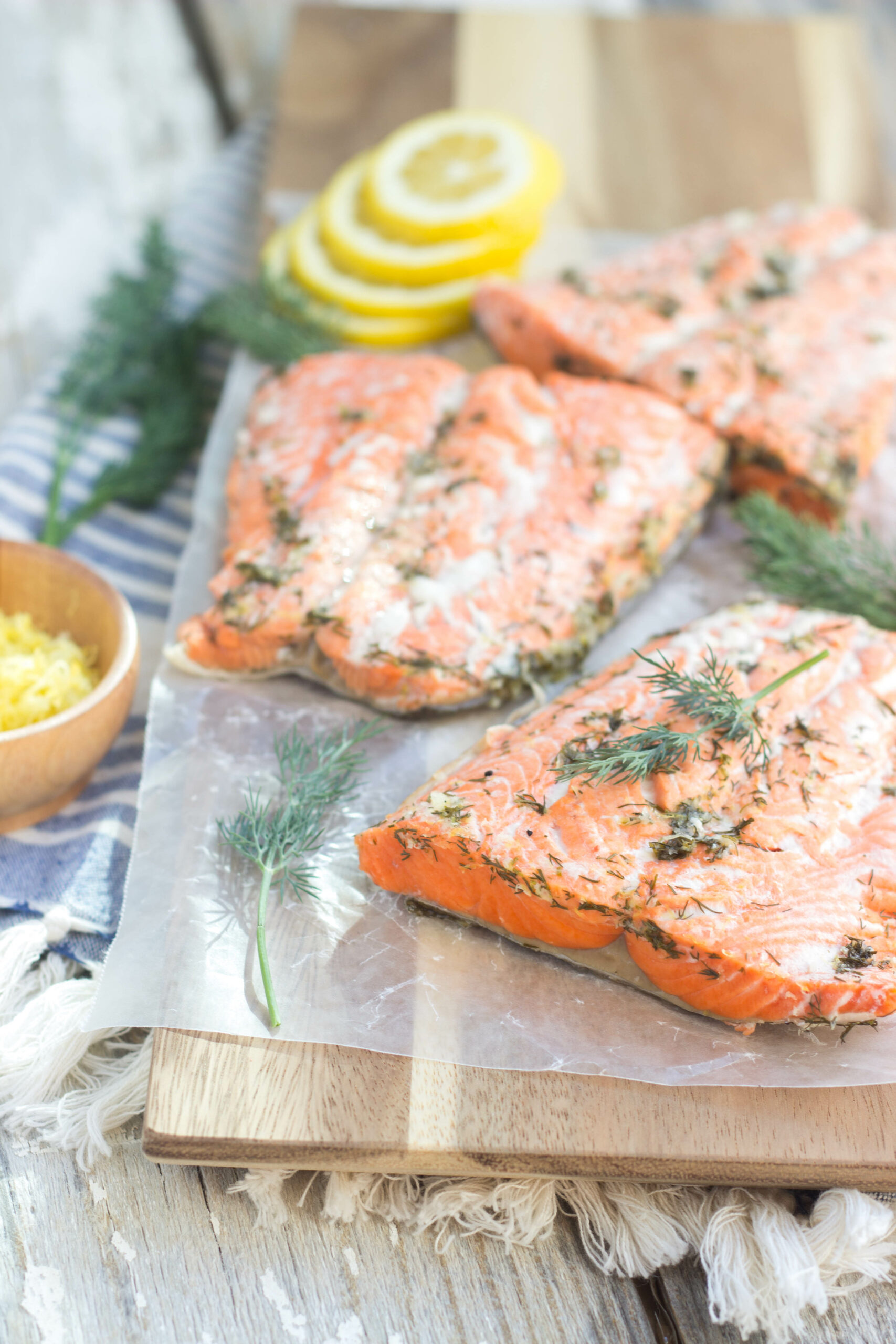 LemonDill Poached Salmon