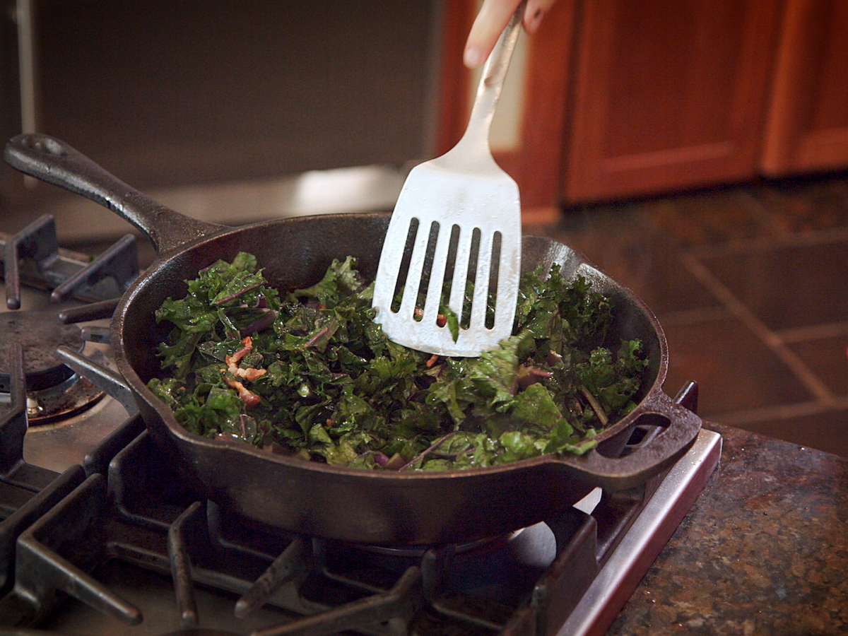 Bacon-Braised Kale