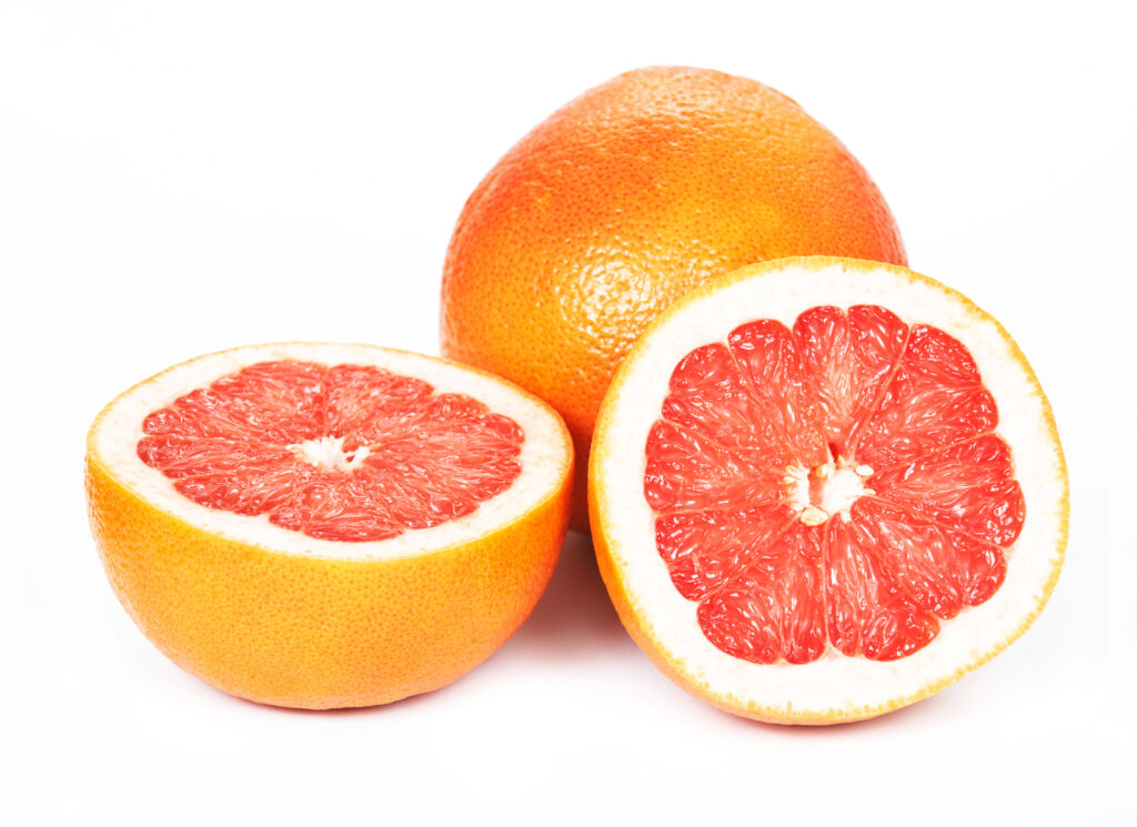An image of pink grapefruit.