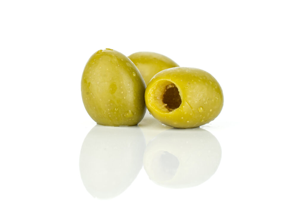 An image of green olives.