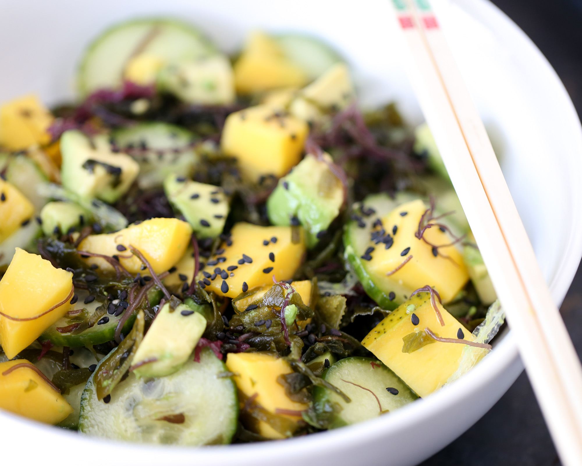 Avocado Mango Seaweed Salad