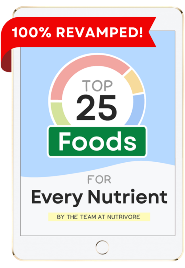 Top 25 Foods for Every Nutrient E-Book