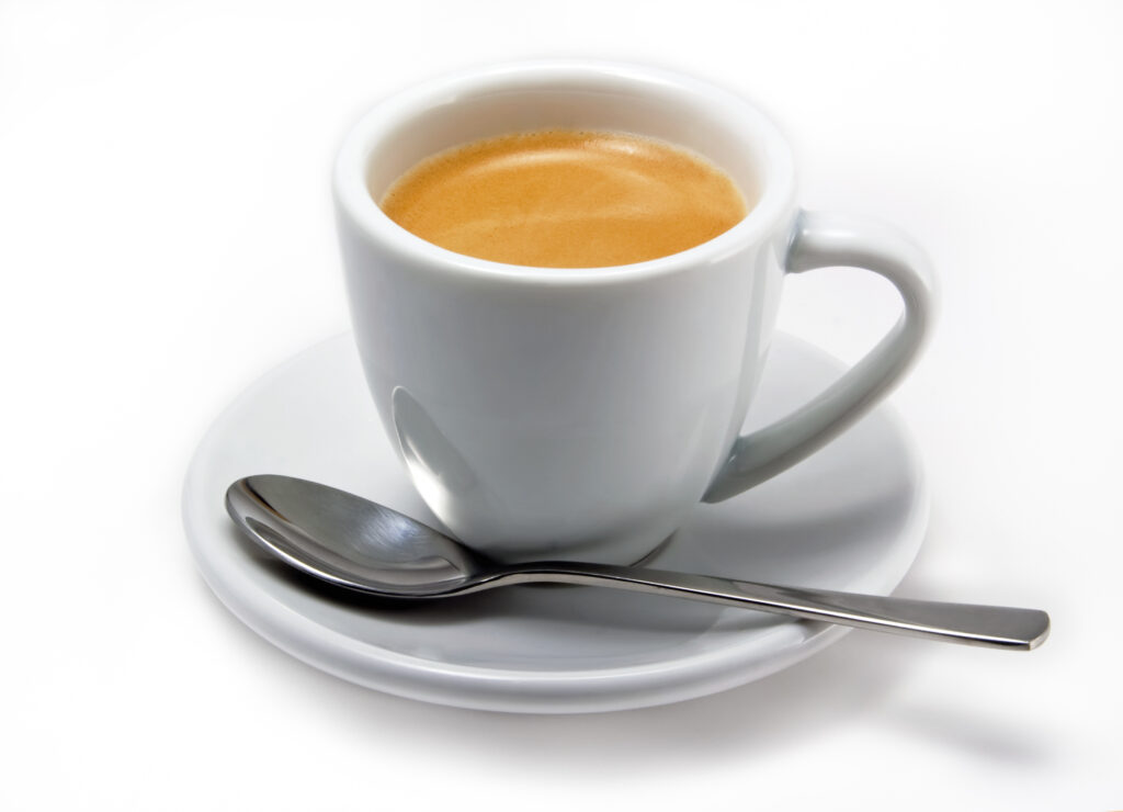 An image of espresso coffee.