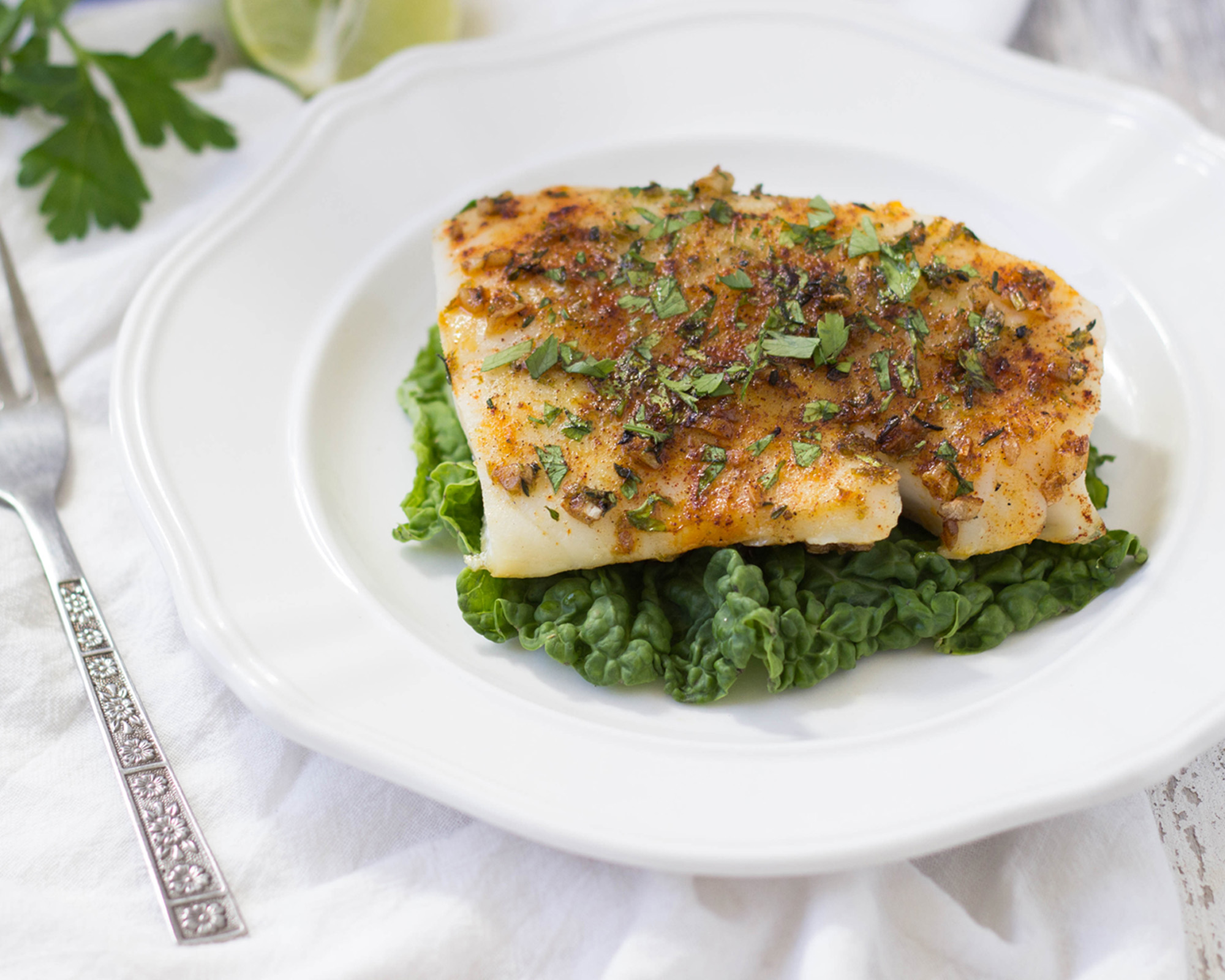 Garlic-margarita Whitefish