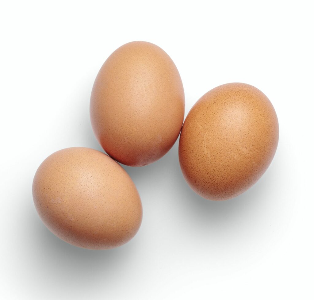 An image of chicken eggs.