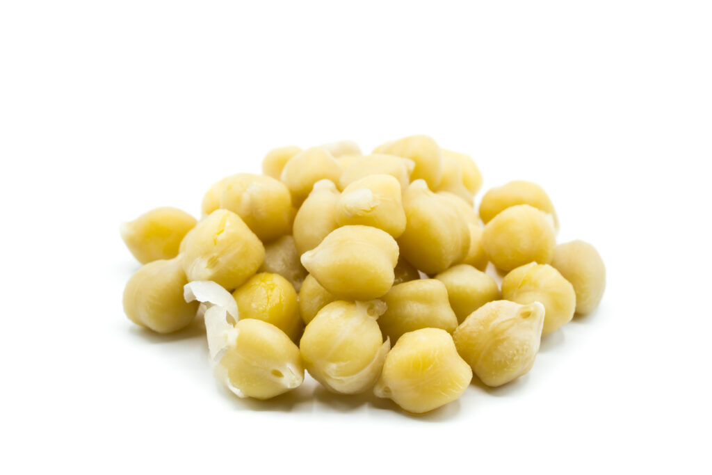 An image of chickpeas (garbanzo beans).