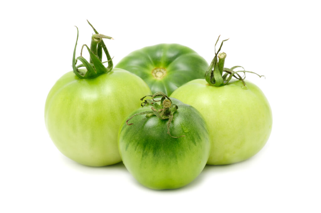 An image of green tomatoes.