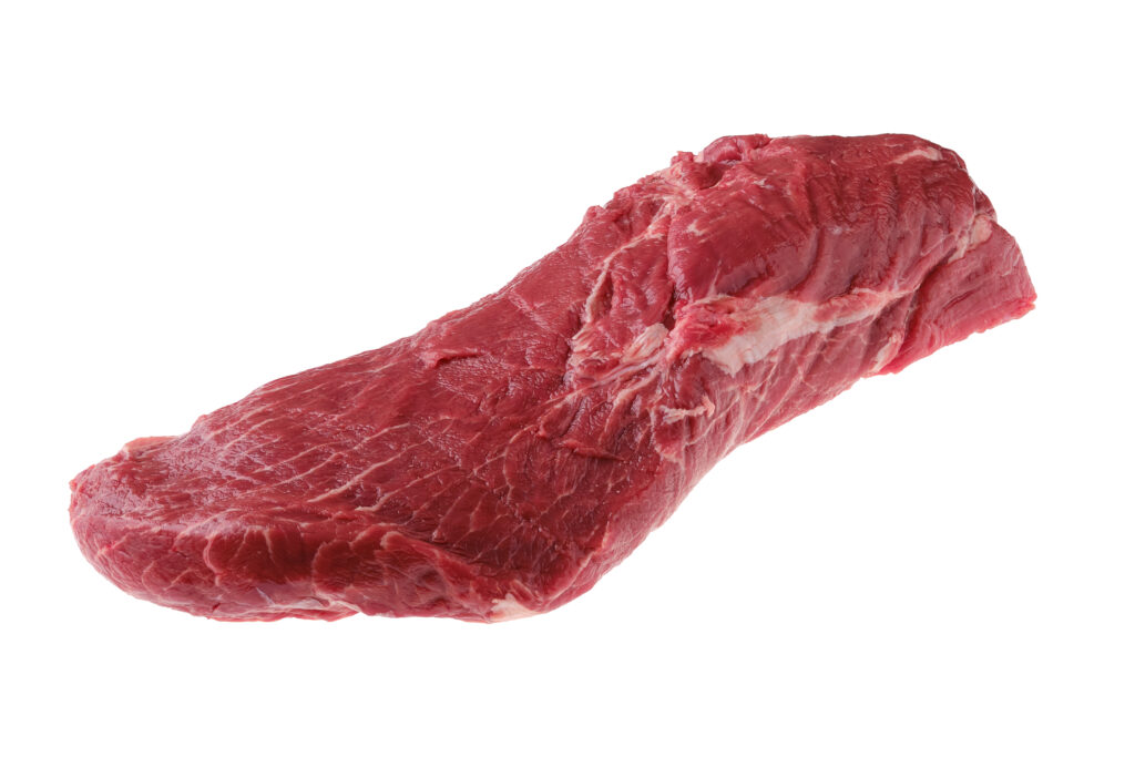 An image of beef round, tip center steak.