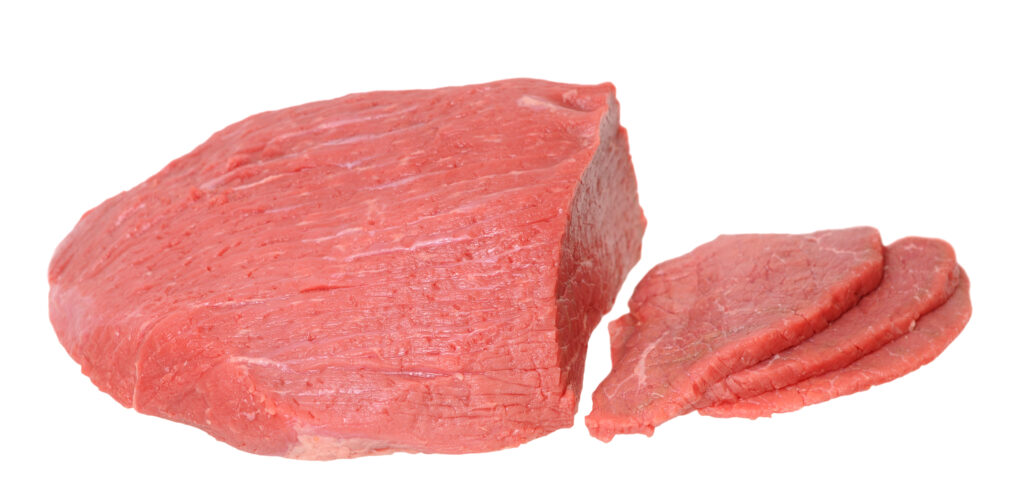An image of beef, eye of round roast.
