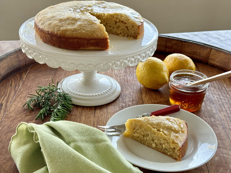 Lemon-Rosemary Olive Oil Cake