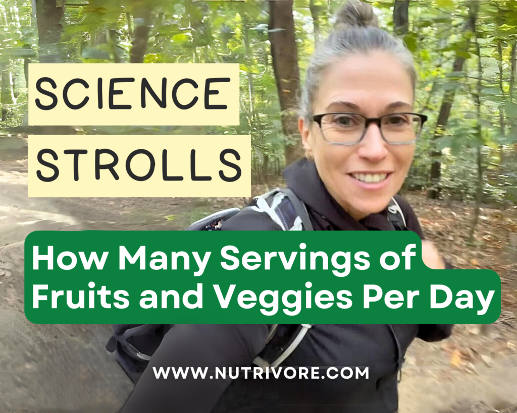 How Many Servings of Fruits and Veggies Per Day?