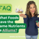 Nutrivore Blog What Foods Have the Same Nutrients as Alliums