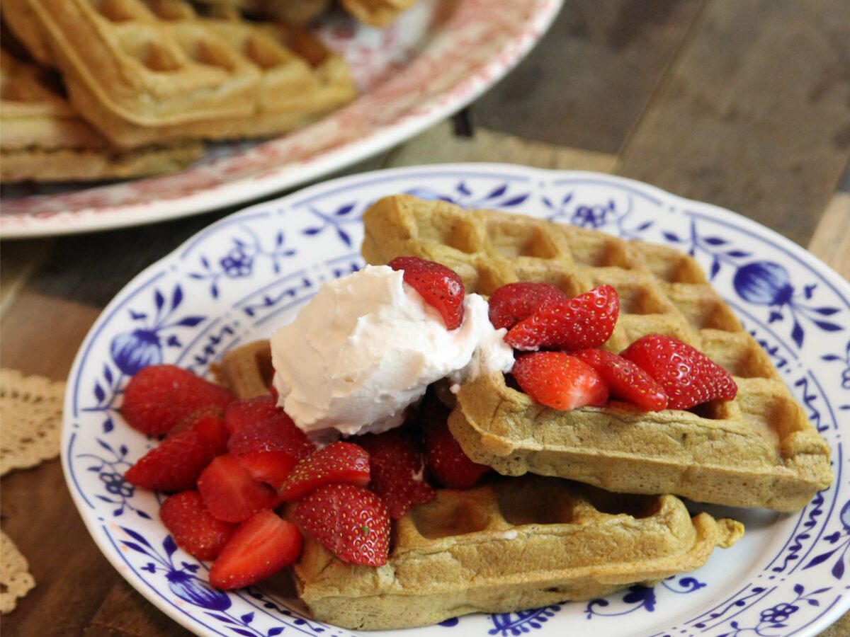 plantain-waffles