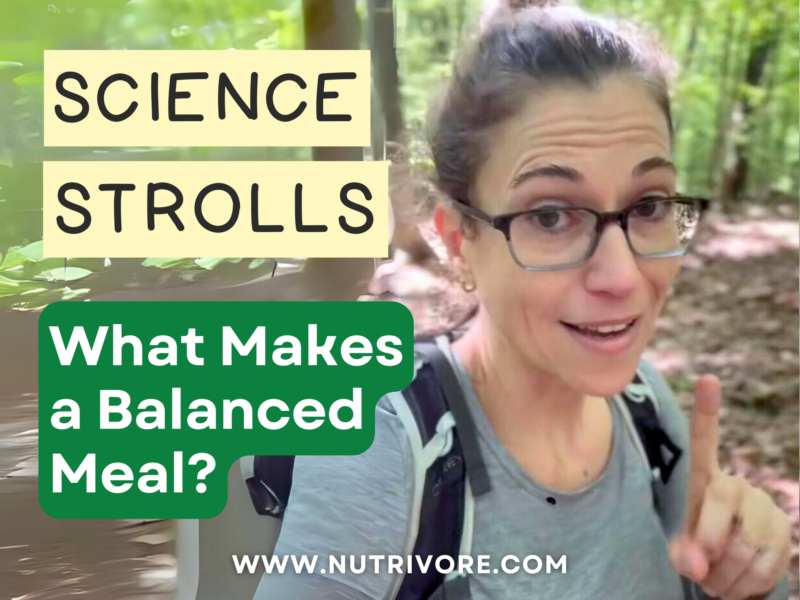 What makes a balanced meal Nutrivore Blog Post