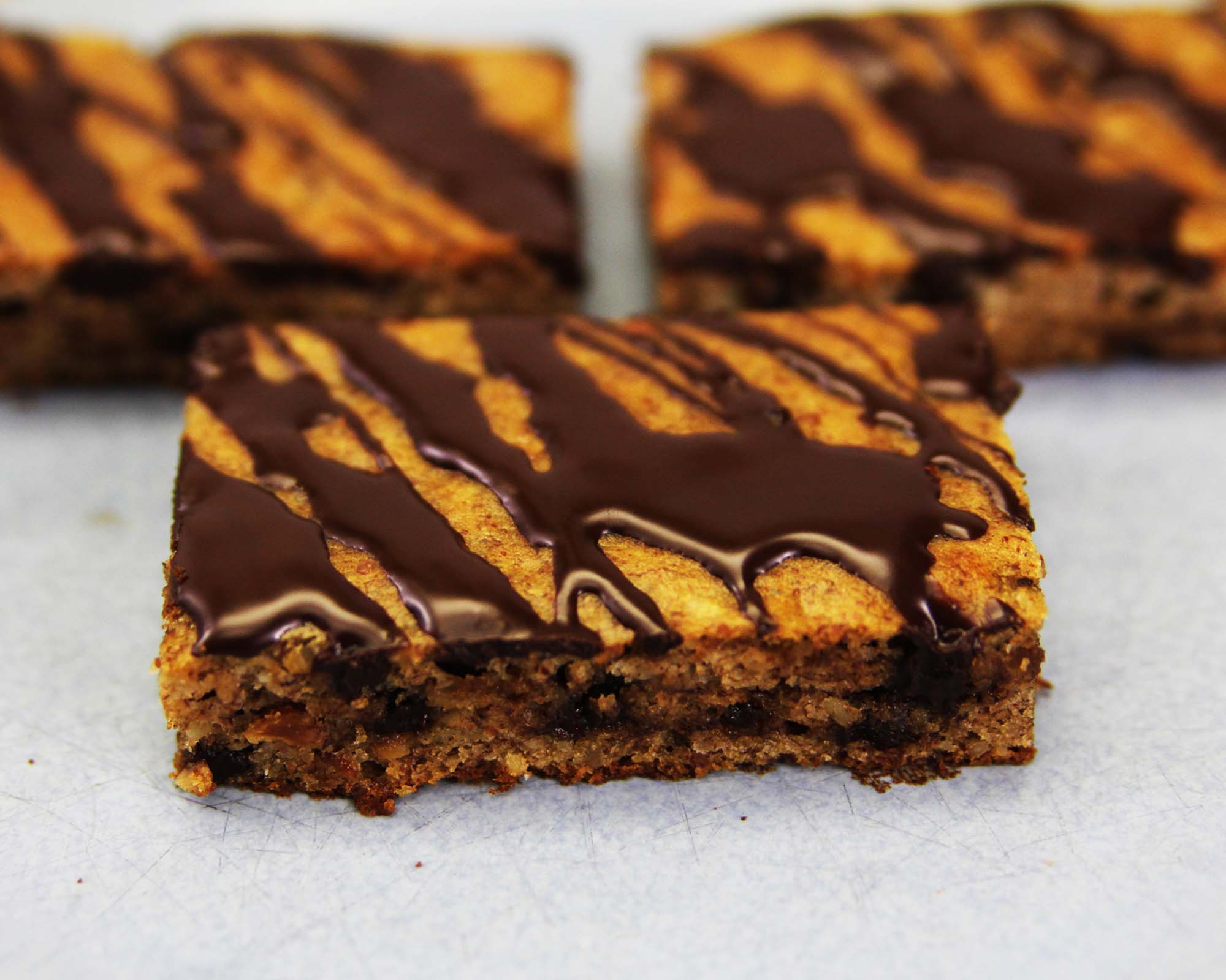 Almond Butter and Banana Chocolate Bar Cookies