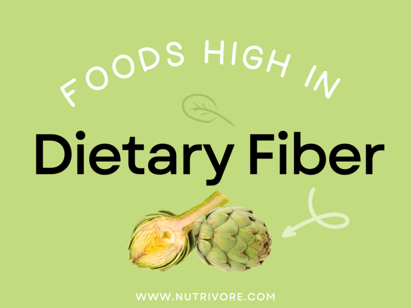 Foods High In Dietary Fiber