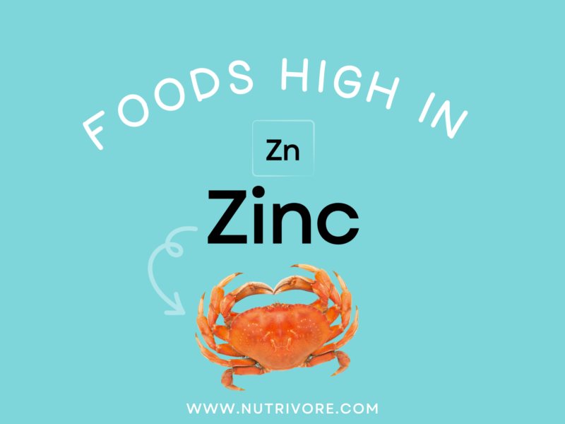 Foods high in zinc