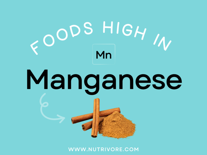 Foods High in Manganese