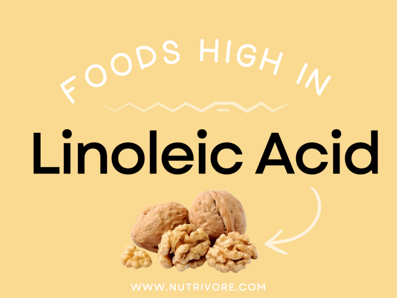 Foods High In Linolenic Acid