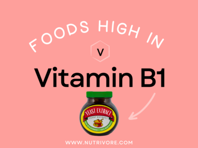 Foods High In Vitamin B1 (Thiamin)