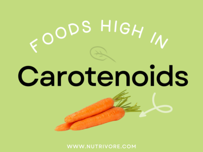 Foods High in Carotenoids