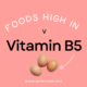 Foods High in Vitamin B5 (Pantothenic Acid)