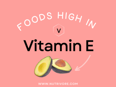 Foods High in Vitamin E