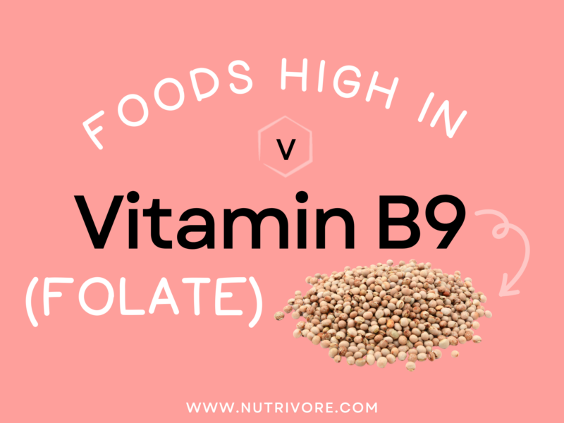 Foods High in Vitamin B9 (Folate)