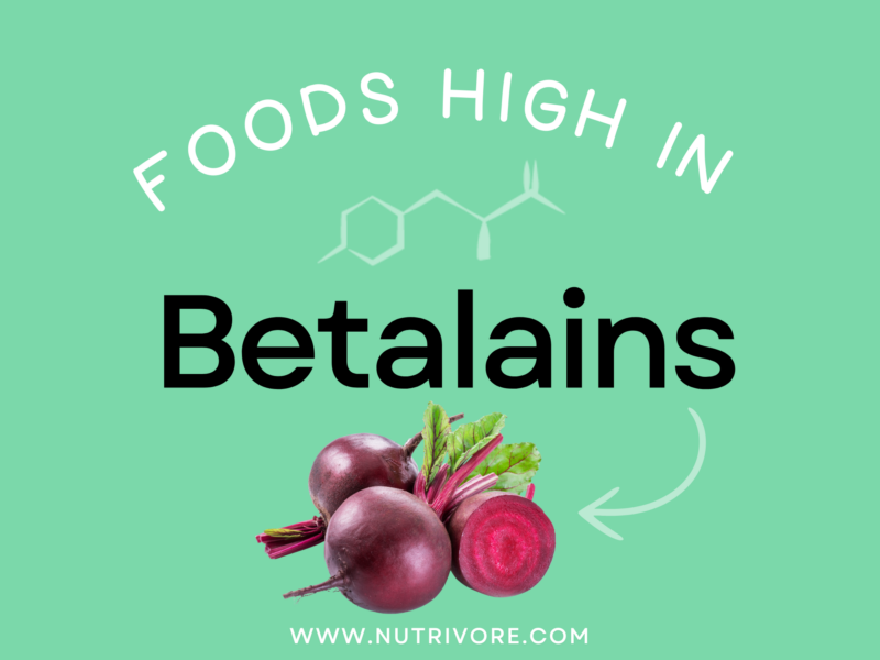 Foods High in Betalains