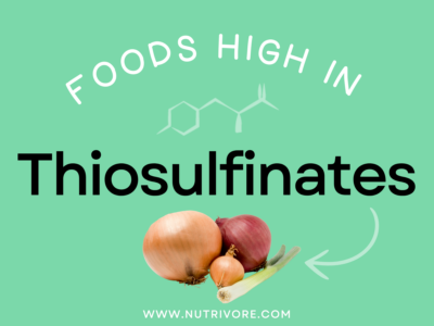 Foods High in Thiosulfinates