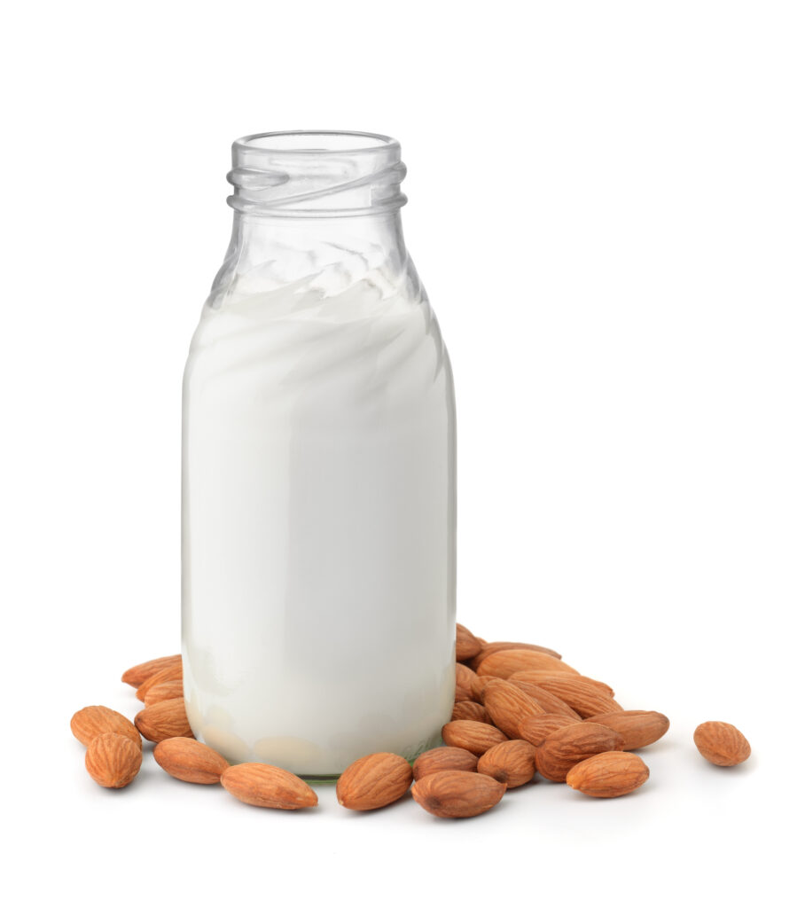 An image of almond milk.