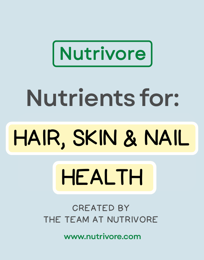 Nutrients for Hair Skin & Nail Health