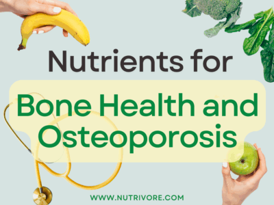 Nutrients for bone health and osteoporosis.
