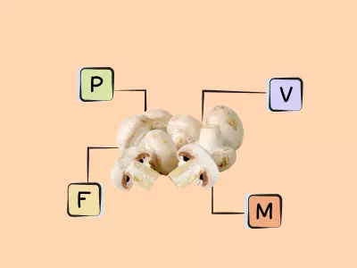 Nutrients in White Button Mushrooms
