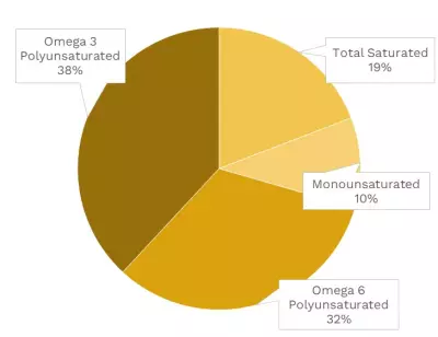 Visual graphic of fats in kohlrabi.