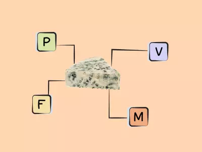 Nutrients in blue cheese.