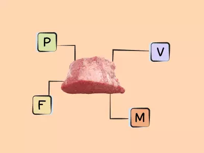 Nutrients in beef brisket.