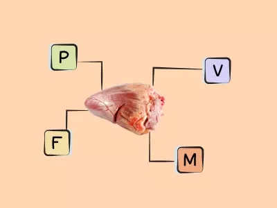 Nutrients in beef heart.