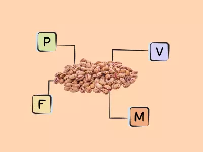 Nutrients in cranberry beans.