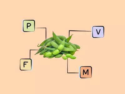 Nutrients in edamame.