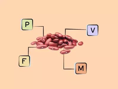 Nutrients in red kidney beans.