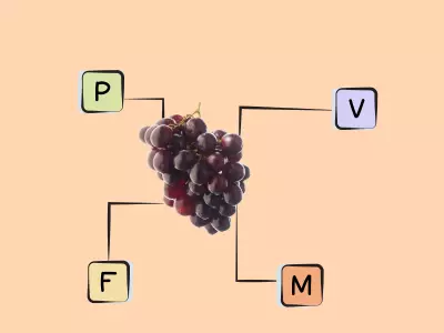 Nutrients in muscadine grapes.