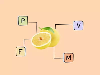 Nutrients in white grapefruit.