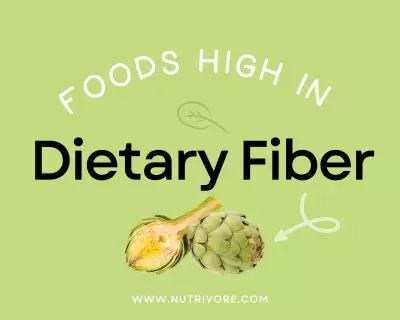 Foods High In Dietary Fiber