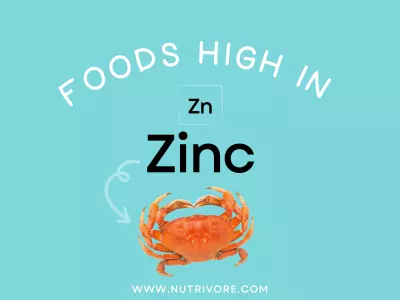 Foods high in zinc